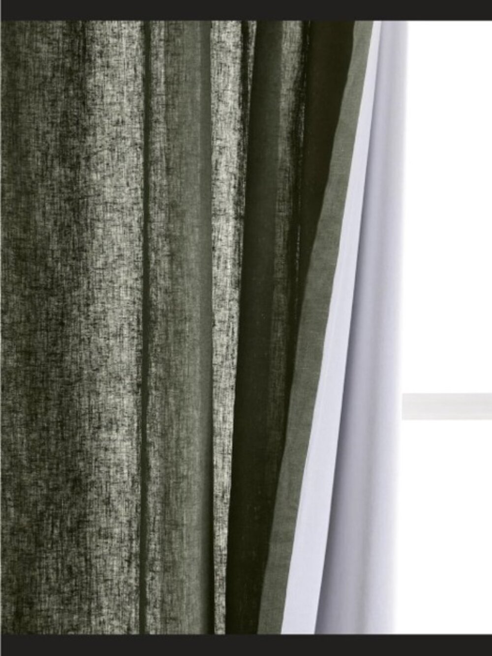 Quince European Linen Curtain Light Filtering Single Panel 48" x 96" NWOT - Picture 3 of 8